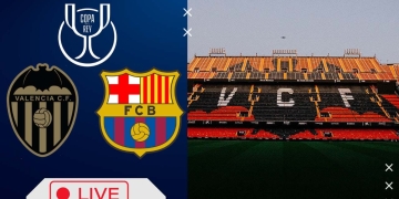 donde ver valencia barcelona copa del rey febrero 6