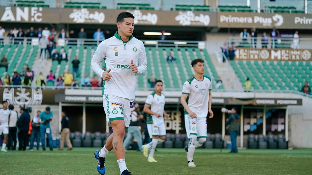 James juega hoy con León