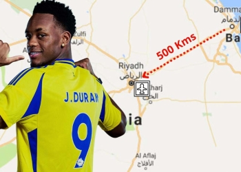 jhon duran al nassr viaje bahrein pareja