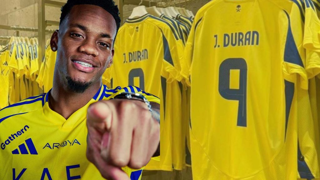 jhon duran camiseta al nassr arabia