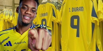 jhon duran camiseta al nassr arabia