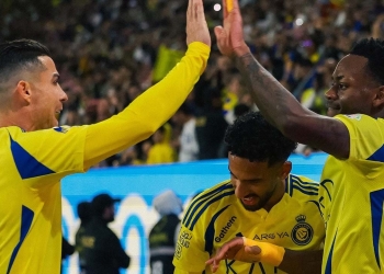 jhon duran cristiano ronaldo al nassr celebracion
