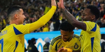 jhon duran cristiano ronaldo al nassr celebracion