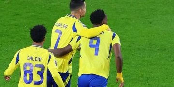 jhon duran cristiano ronaldo al nassr festejo