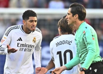 Jude Bellingham reclama expulsión contra Osasuna