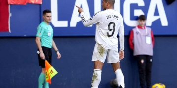Kylian Mbappé anota su gol 25 en la temporada con Real Madrid