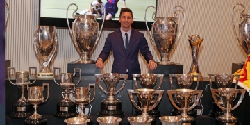 lionel messi estadisticas barcelona goles titulos