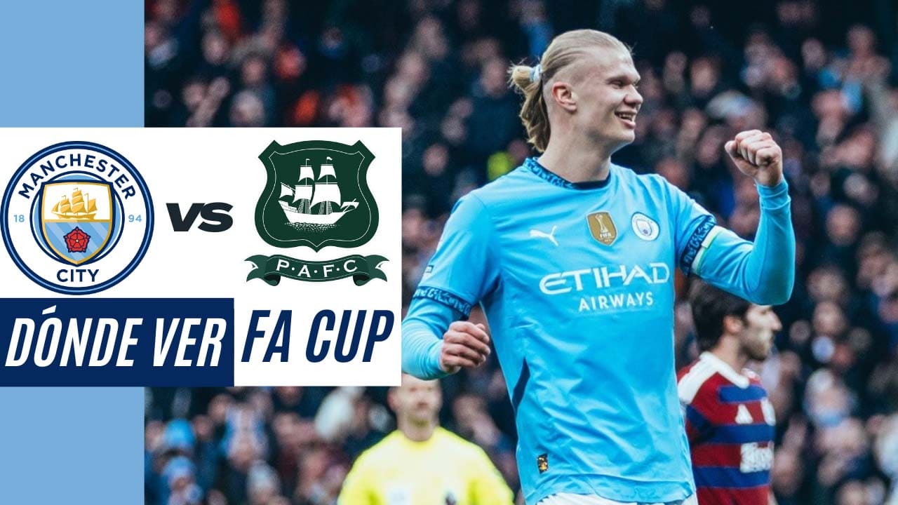 manchester city fa cup donde ver plymouth tv streaming