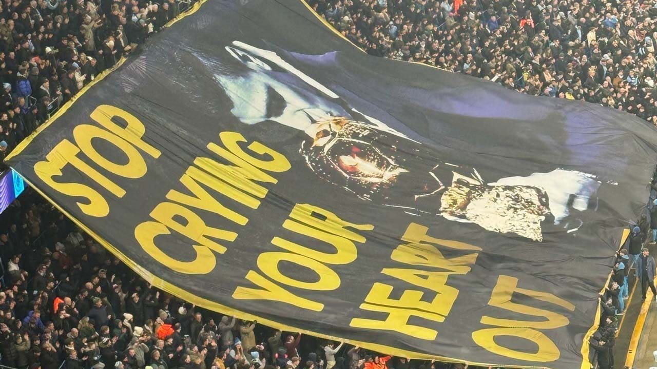 manchester city fans mensaje balon de oro rodri vinicius champions league