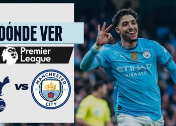 manchester city vs tottenham donde ver tv premier league 2025