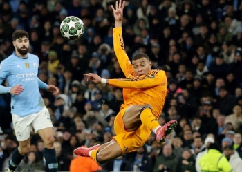 Kylian Mbappé consiguió el empate parcial contra El City