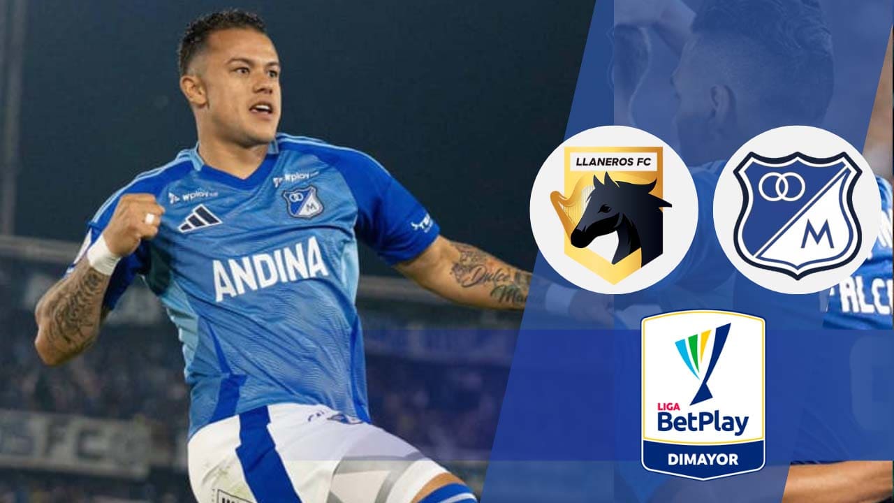 millonarios vs llaneros liga betplay donde ver fecha 4