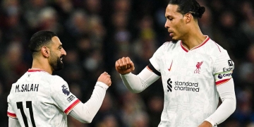 posiciones de la premier league liverpool aston villa jornada 29