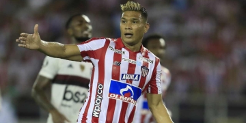 Teo Gutiérrez es el tercer máximo goleador de Junior de Barranquilla