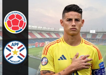 James Rodríguez será titular en el duelo entre Selección Colombia vs. Paraguay