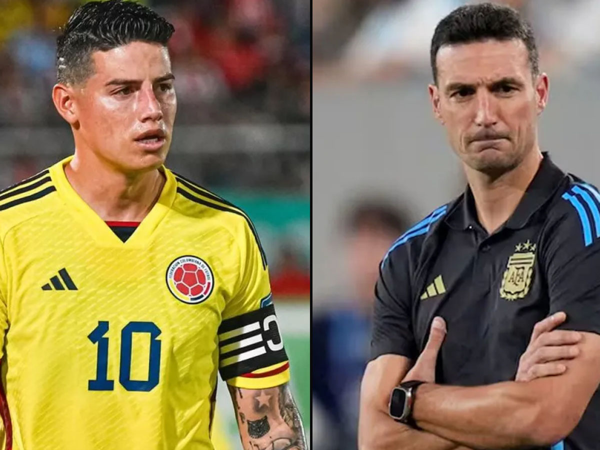 Lionel Scaloni respondió a James Rodríguez tras polémicas declaraciones en última entrevista.