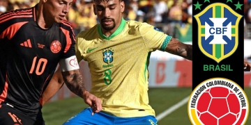 Selección Colombia y Brasil se enfrentan por la fecha 13 de las eliminatorias sudamericanas.