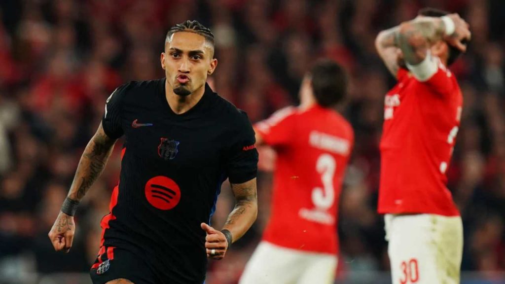 El brasilero Rapinha ha sido la pesadilla del Benfica en la actual Champions League