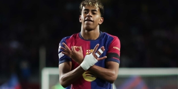 barcelona lamine yamal record champions league gol asistencia