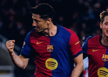 barcelona robert lewandowski record goles 2025