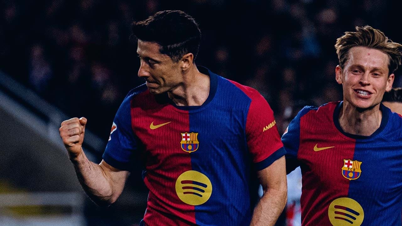 barcelona robert lewandowski record goles 2025