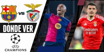barcelona vs benfica champions league donde ver octavos de final tv online