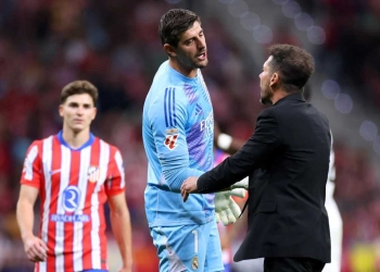 En el pasado, Thibaut Courtois estuvo bajo las órdenes de Diego Simeone en el Atlético de Madrid
