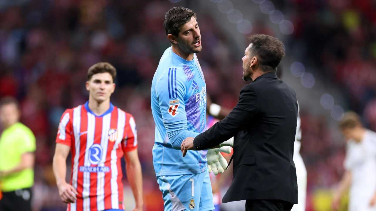 En el pasado, Thibaut Courtois estuvo bajo las órdenes de Diego Simeone en el Atlético de Madrid