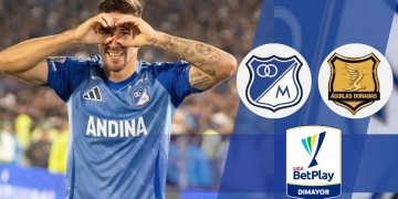 donde ver millonarios aguilas doradas liga betplay 2025 tv online