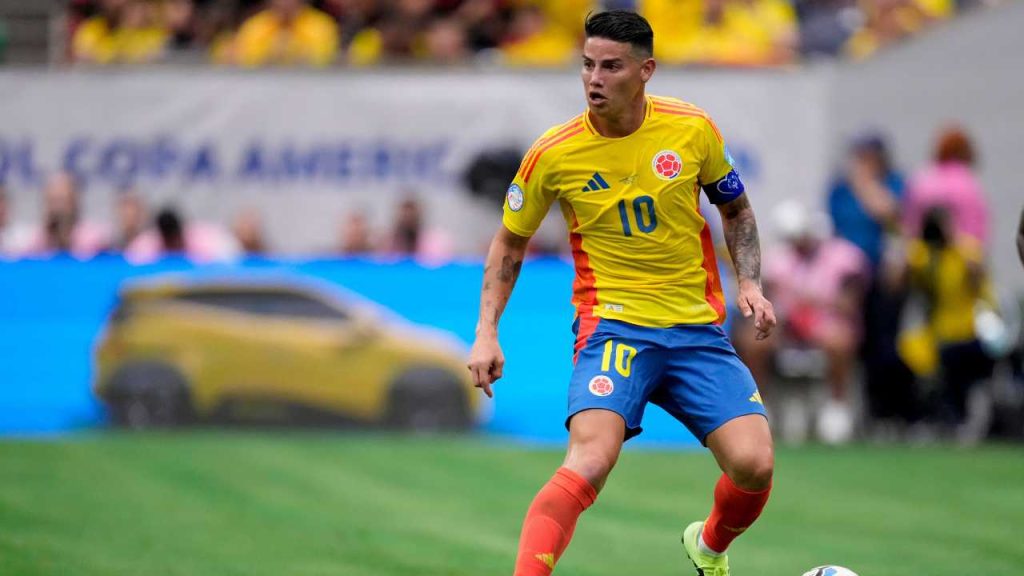 James nuevamente motivado para otra doble jornada de Eliminartorias con la Selección Colombia