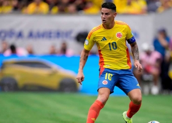 James nuevamente motivado para otra doble jornada de Eliminartorias con la Selección Colombia