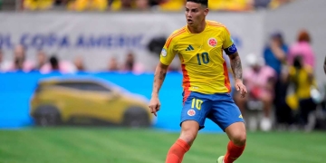 James nuevamente motivado para otra doble jornada de Eliminartorias con la Selección Colombia