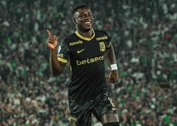 Marino Hinestroza volvió a brilla con Atlético Nacional en El Campín