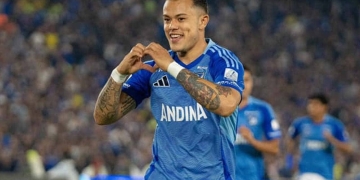 millonarios titular conmebol sudamericana 2025 leo castro