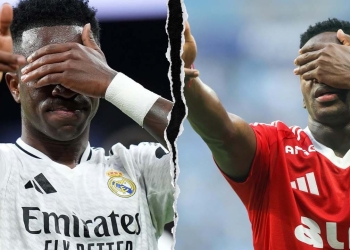 real madrid celebracion vinicius johan carbonero