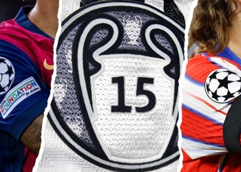 real madrid logo camiseta champions league 2025 diferente