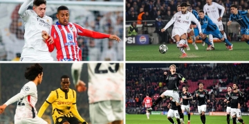 resultados octavos de final champions league arsenal real madrid aston villa