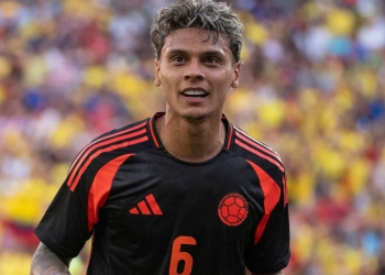 Richard Ríos habló sobre el duelo Colombia vs. Paraguay.