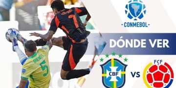 seleccion colombia vs brasil donde ver partido eliminatoria