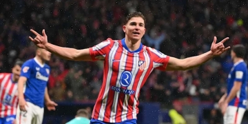 Julián Álvarez volvió a ser el gran protagonista del Atlético de Madrid