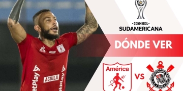 america de cali vs corinthians donde ver sudamericana tv online
