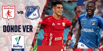 america de cali vs millonarios donde ver tv online liga betplay