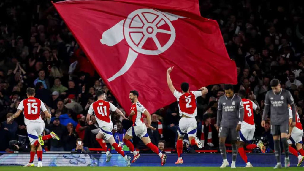 arsenal real madrid champions londres bernabeu mikel arteta