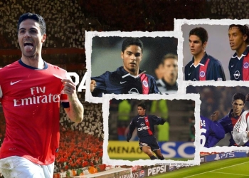 arsenal vs psg champions league mikel arteta ley del ex