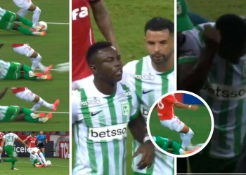 atletico nacional marino hinestroza expulsion libertadores internacional