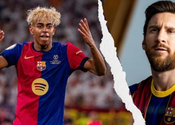 barcelona lamine yamal respuesta comparacion con messi 100 partidos