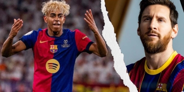 barcelona lamine yamal respuesta comparacion con messi 100 partidos