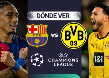 barcelona vs borussia dortmund champions league donde ver tv online