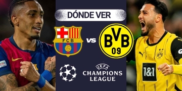 barcelona vs borussia dortmund champions league donde ver tv online