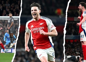 declan rice goles arsenal real madrid champions league